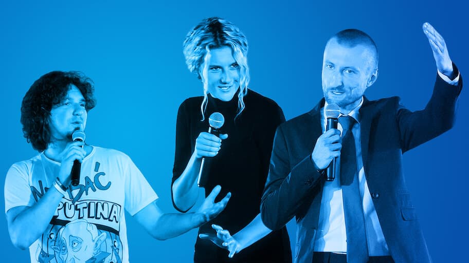 Mariusz Kałamaga, Karol Kopiec, Wiolka Walaszczyk Hilarious Trio
