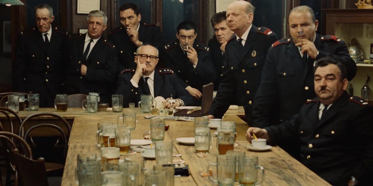 The Firemen's Ball backdrop