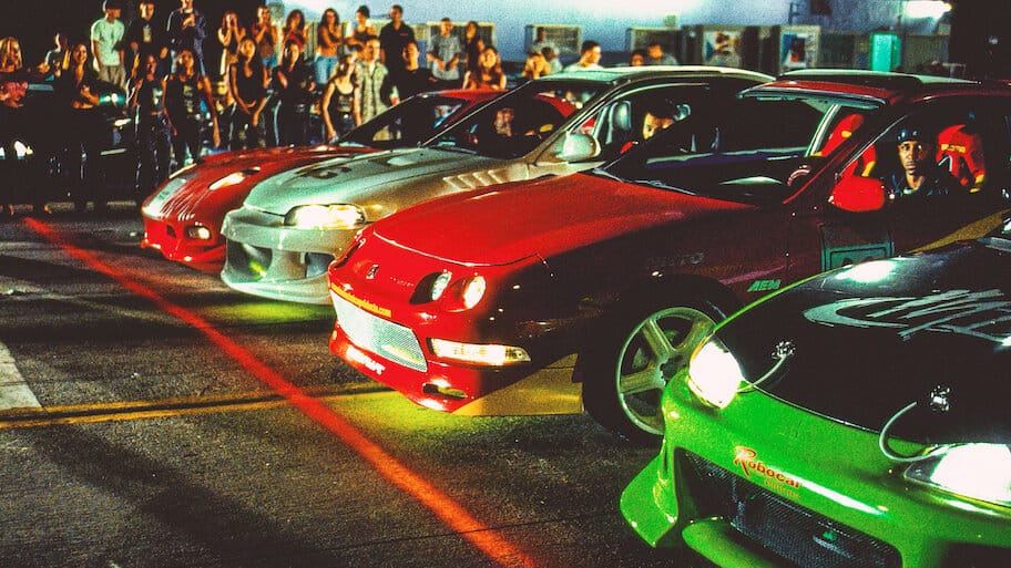 The Fast and the Furious backdrop