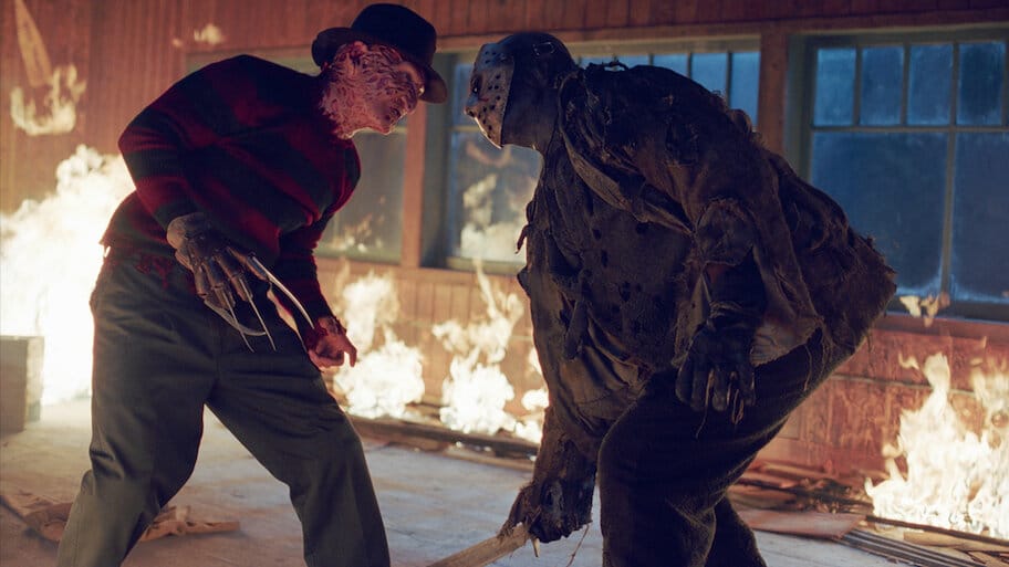 Freddy vs. Jason backdrop
