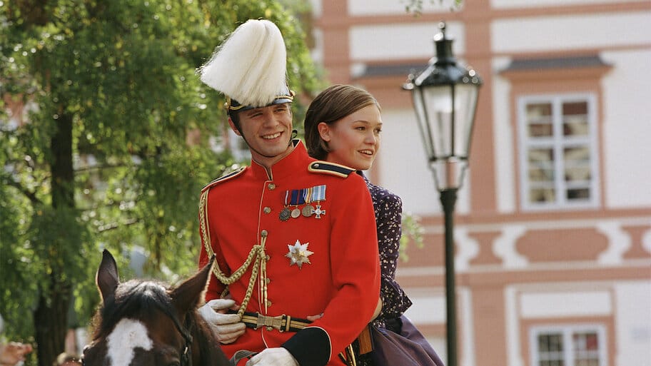 The Prince & Me backdrop