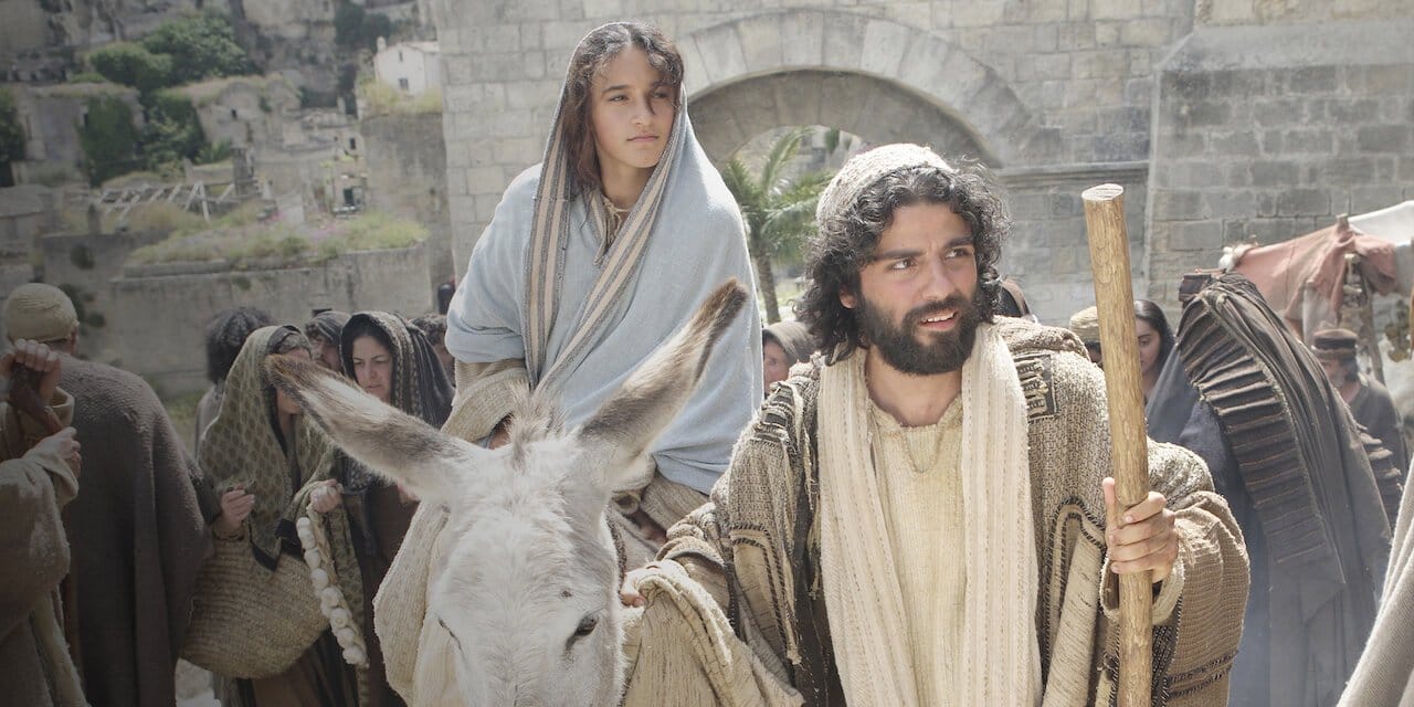 The Nativity Story backdrop