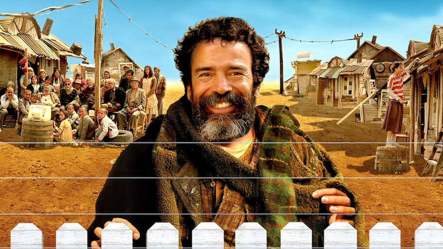 A Wonderful World backdrop