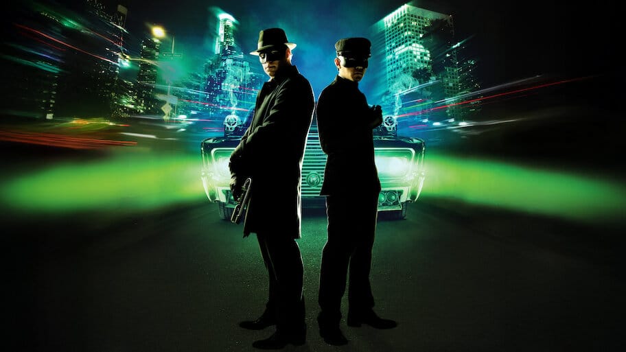 The Green Hornet backdrop