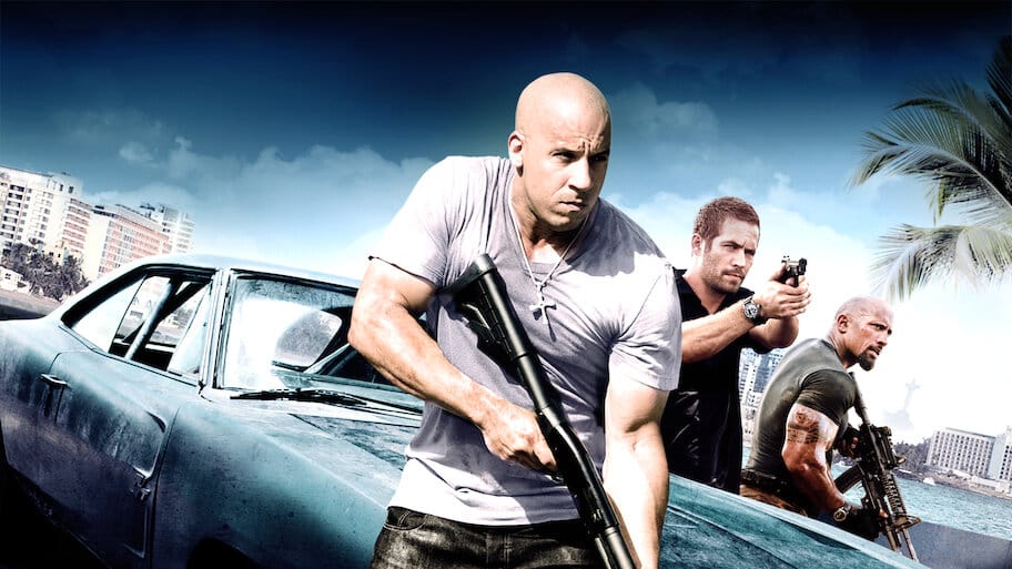 Fast Five backdrop