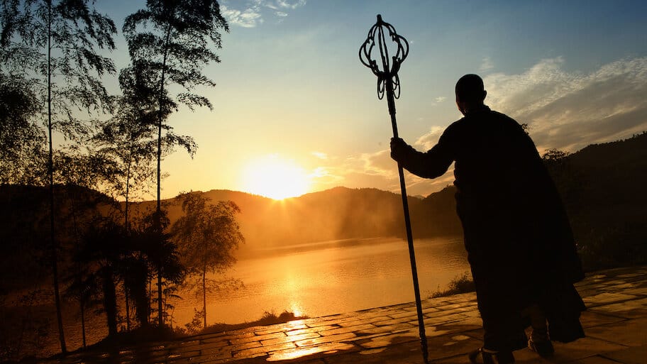 The Sorcerer and the White Snake backdrop