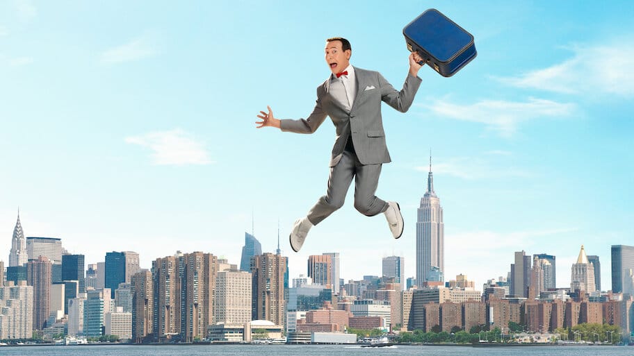 Pee-wee's Big Holiday backdrop