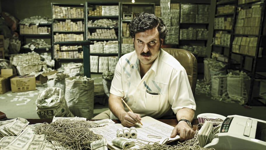 Pablo Escobar, el patrón del mal backdrop