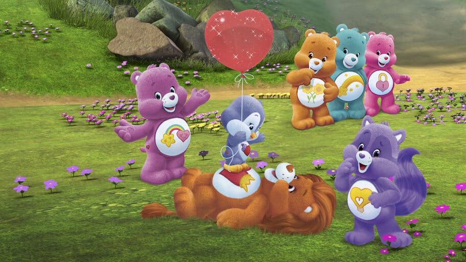 Care Bears & Cousins backdrop