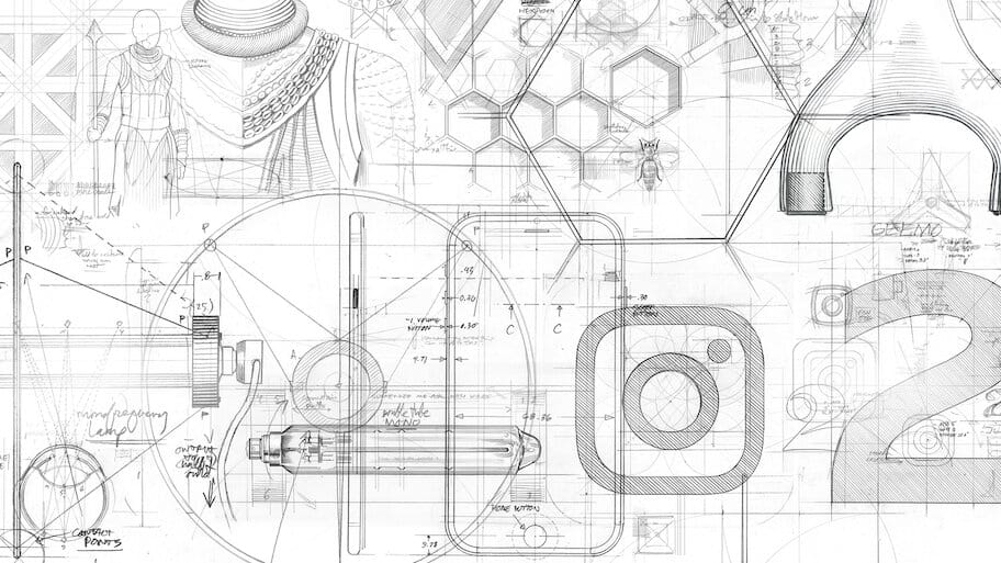 Abstract: The Art of Design backdrop