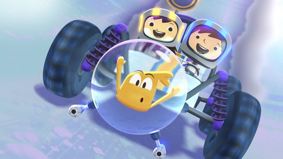 Justin Time GO! backdrop