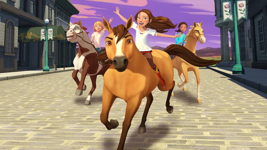 Spirit Riding Free backdrop