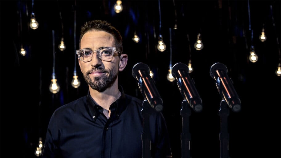 Neal Brennan: 3 Mics backdrop