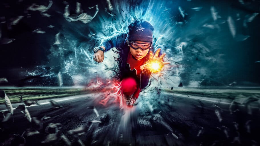 Raising Dion backdrop