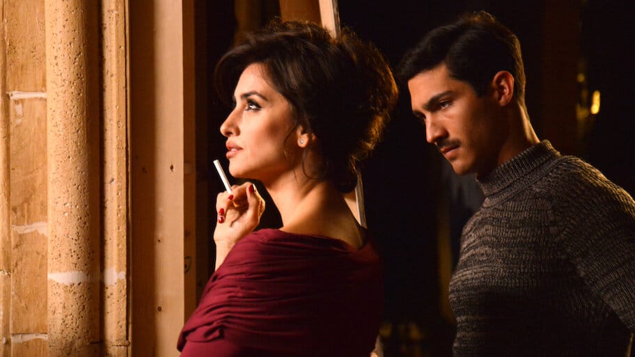 The Queen of Spain backdrop