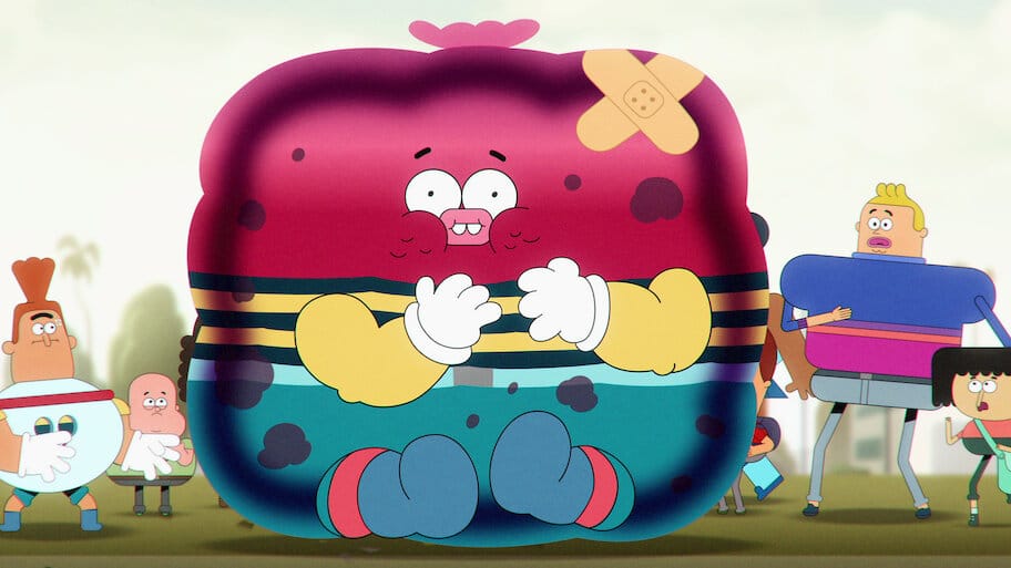 Pinky Malinky backdrop