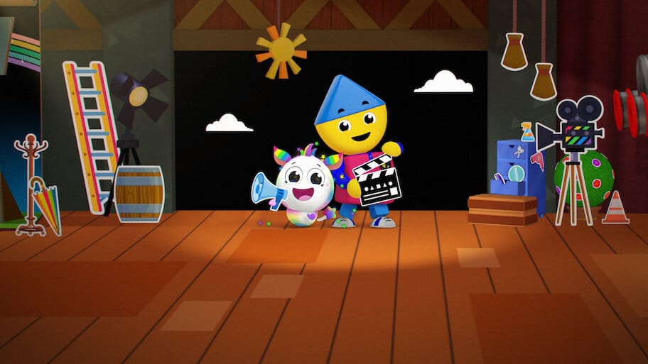 Charlie's Colorforms City backdrop