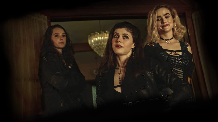 We Summon the Darkness backdrop