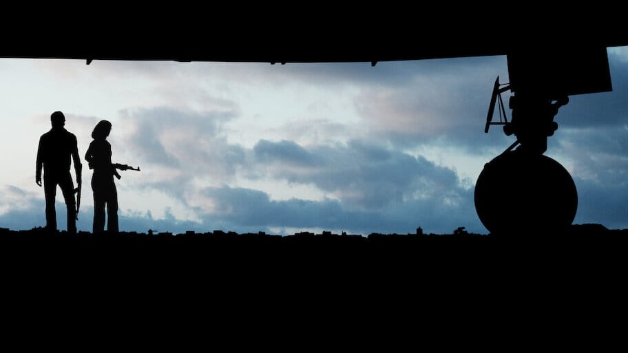 7 Days in Entebbe backdrop