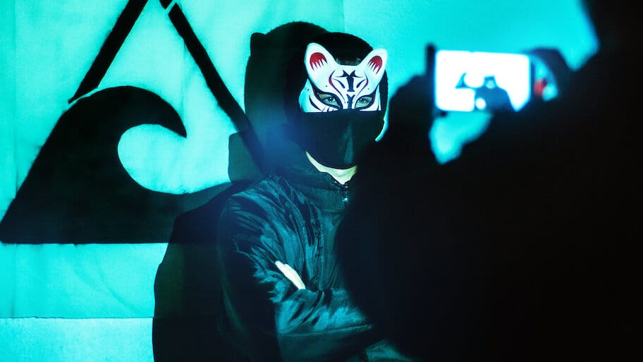 We Are the Wave backdrop