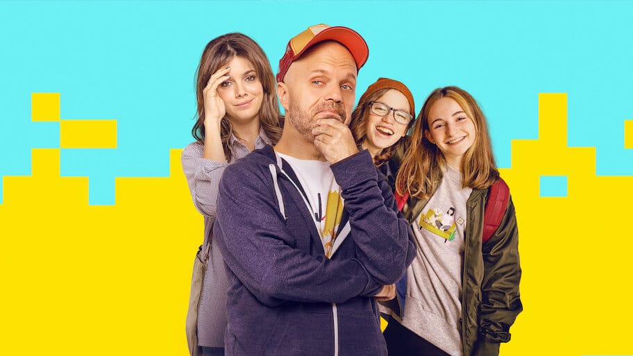 Almost Happy backdrop