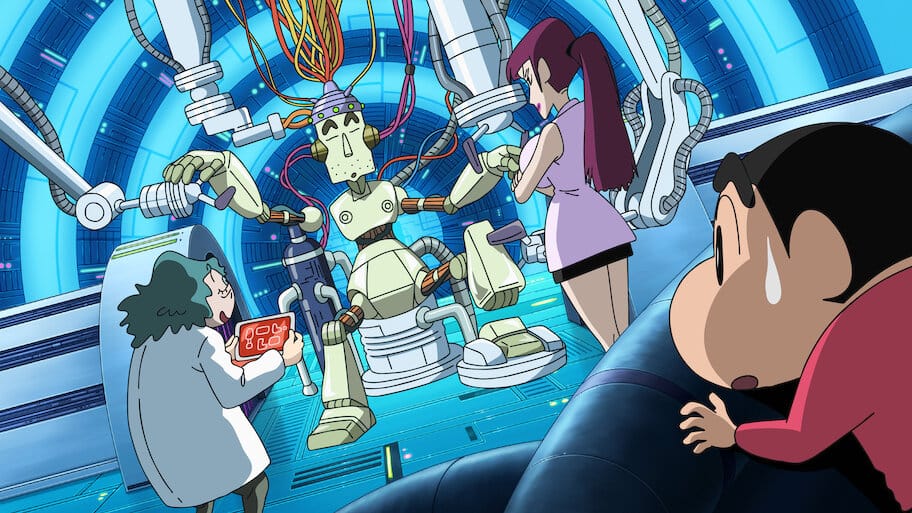 Crayon Shin-chan the Movie: Serious Battle! Robot Dad Strikes Back backdrop