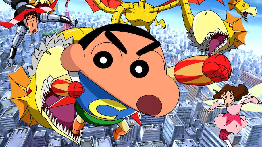 Crayon Shin-chan the Movie: The Legend Called Buri Buri 3 Minutes Charge backdrop