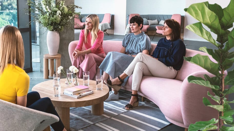 the goop lab with Gwyneth Paltrow backdrop