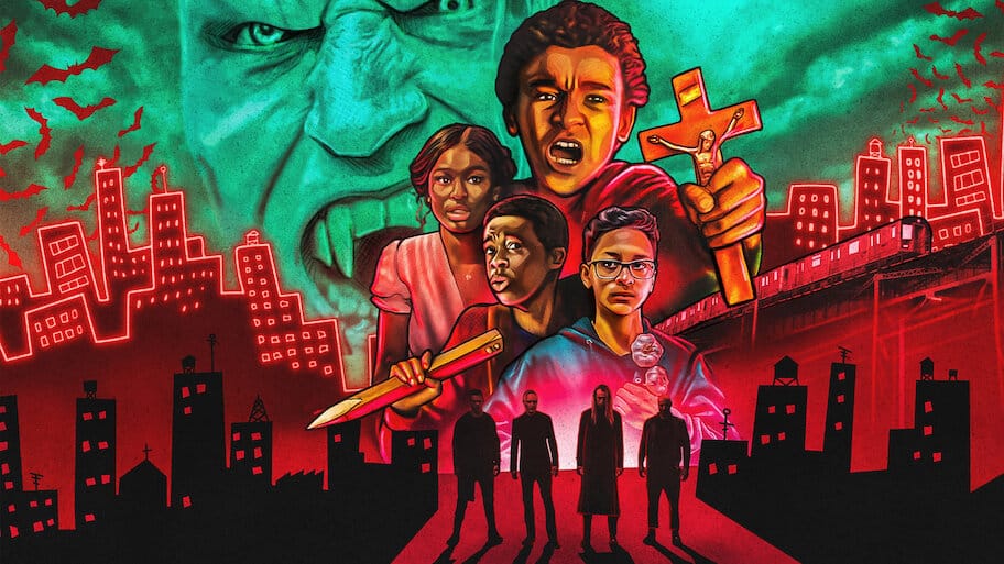 Vampires vs. the Bronx backdrop