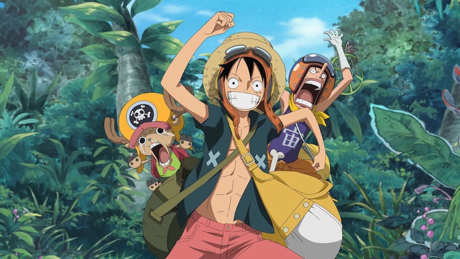 One Piece Film: Strong World backdrop