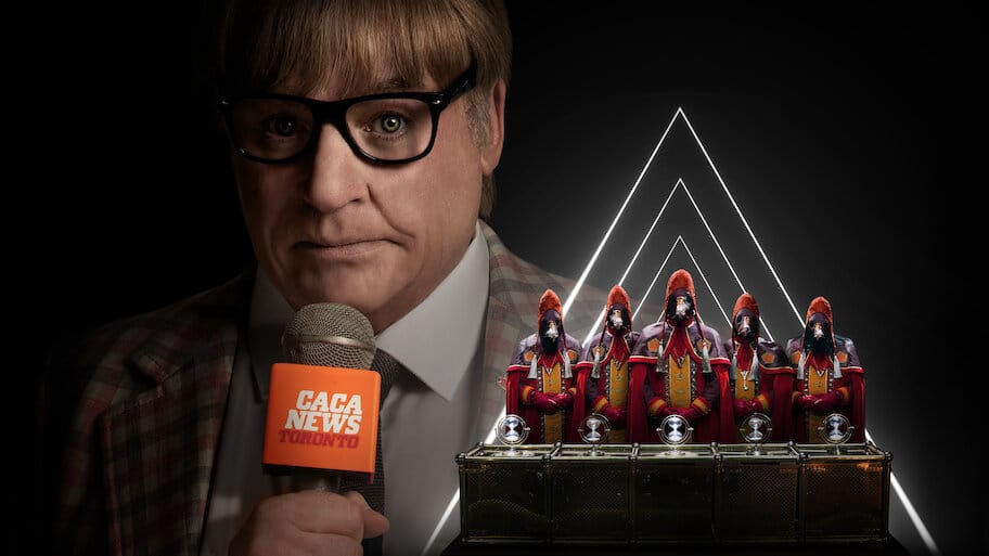 The Pentaverate backdrop