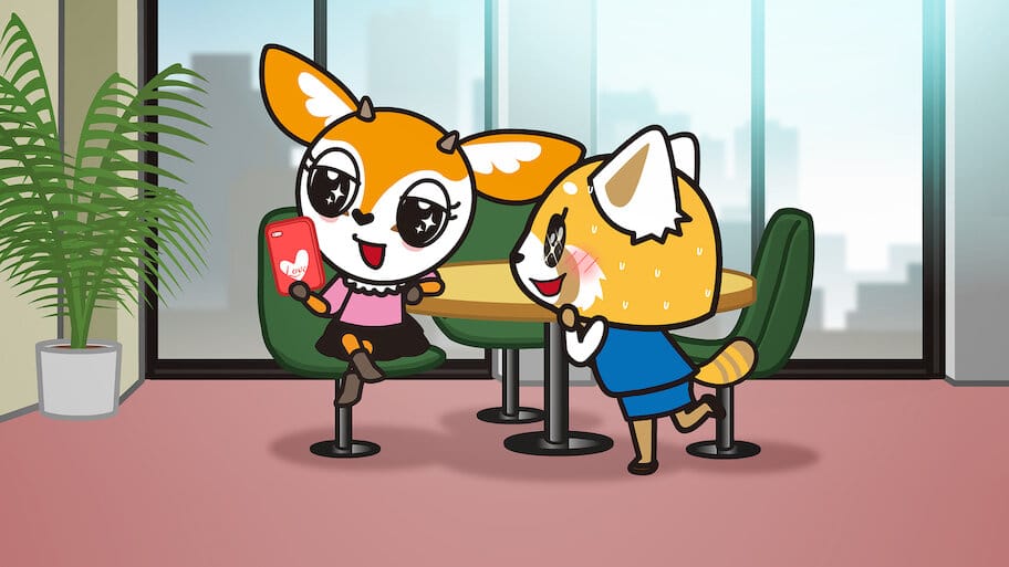 Aggretsuko: We Wish You a Metal Christmas backdrop