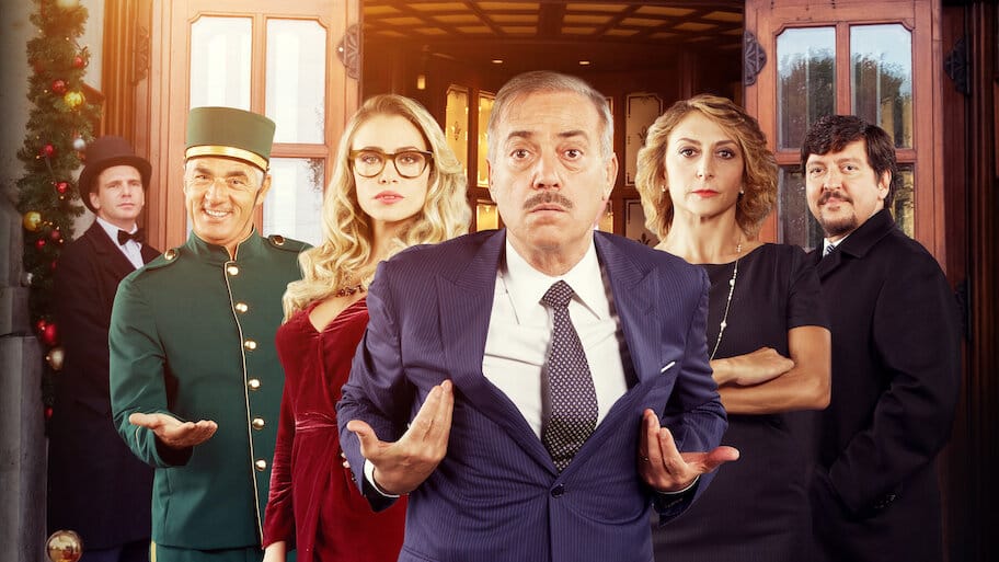 5 Star Christmas backdrop