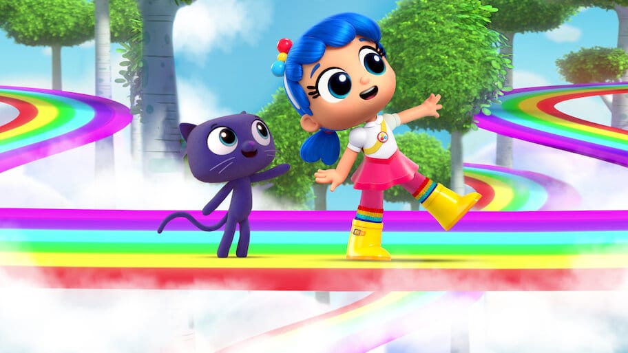 True: Rainbow Rescue backdrop