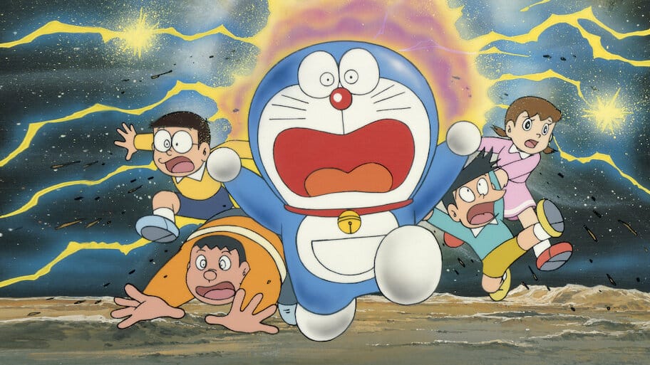 Doraemon the Movie: Nobita's Great Adventure into the Underworld backdrop