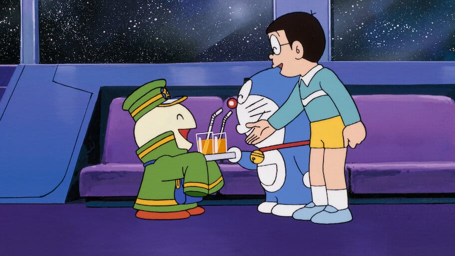 Doraemon the Movie: Nobita and the Galaxy Super-express backdrop