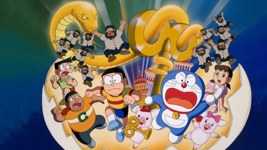 Doraemon the Movie: Nobita and the Spiral City backdrop