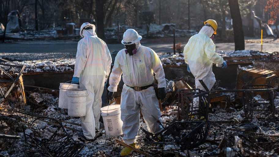 Fire in Paradise backdrop