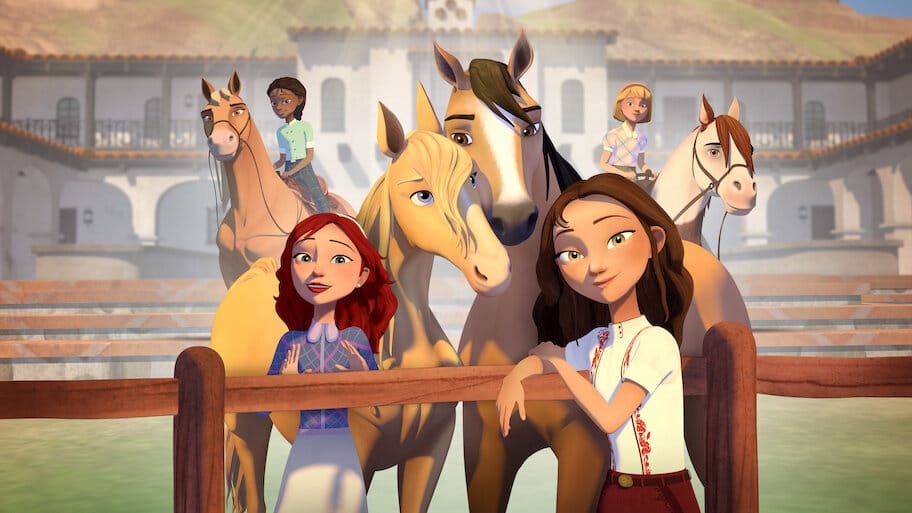 Spirit Riding Free: Riding Academy backdrop