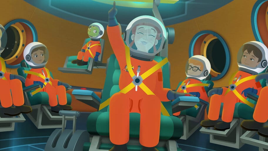 The Magic School Bus Rides Again Kids In Space backdrop