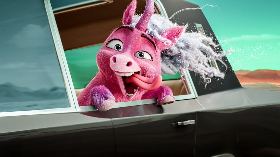 Thelma the Unicorn backdrop