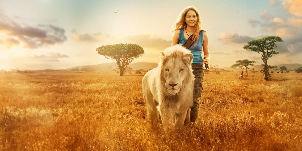 Mia and the White Lion backdrop