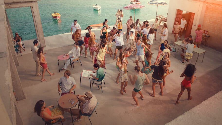 Rose Island backdrop