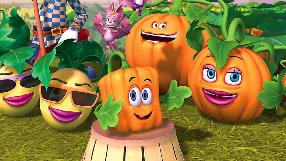 Spookley the Square Pumpkin backdrop