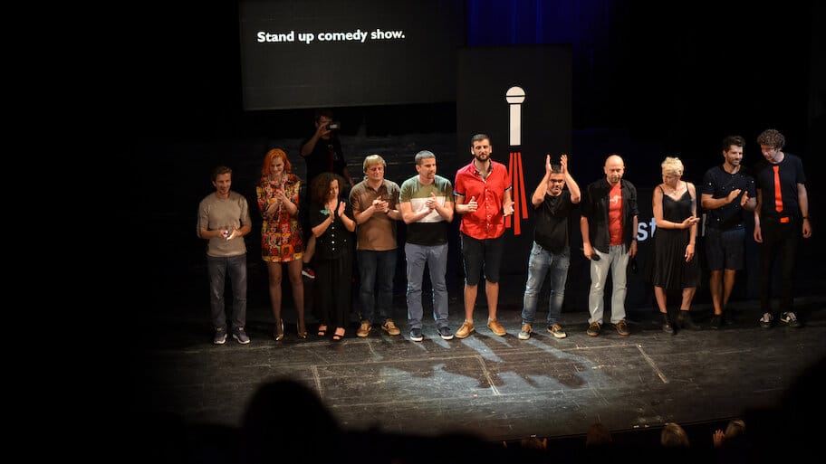 On the Stand in the Cinema backdrop