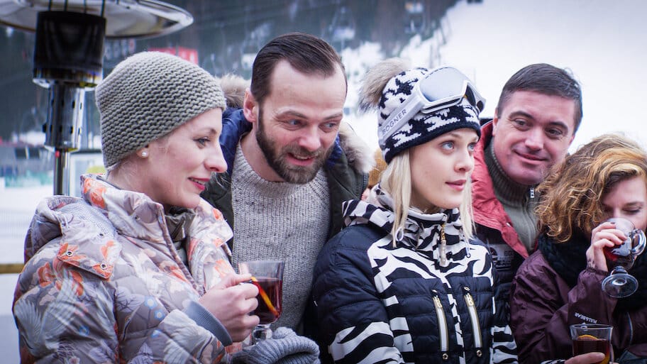 Sisters On Skis backdrop