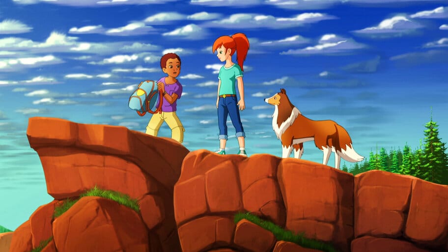 The New Adventures of Lassie backdrop