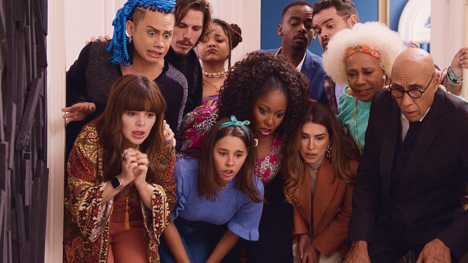 Unsuspicious backdrop