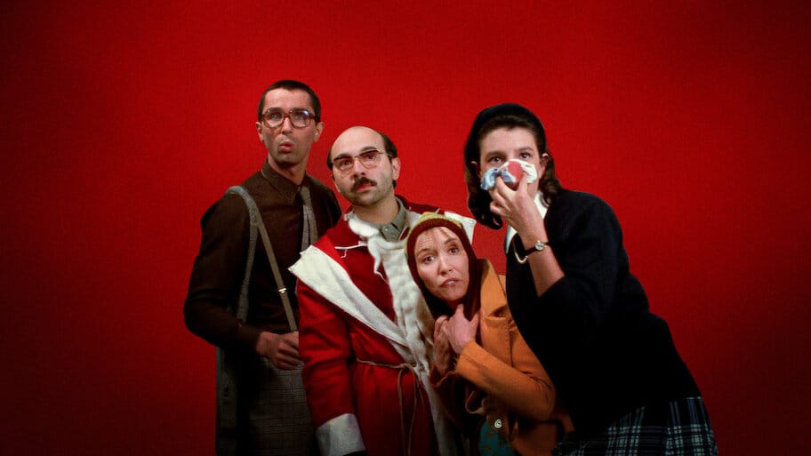 Santa Claus Is a Stinker backdrop