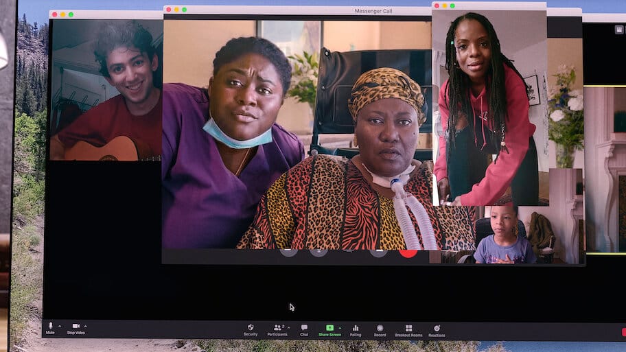 Social Distance backdrop